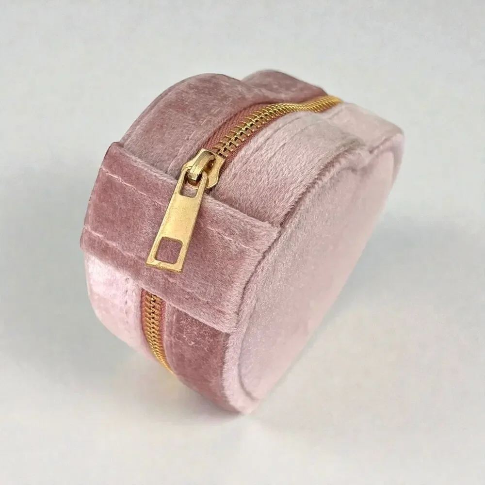Heart Shaped Velvet Jewelry Box